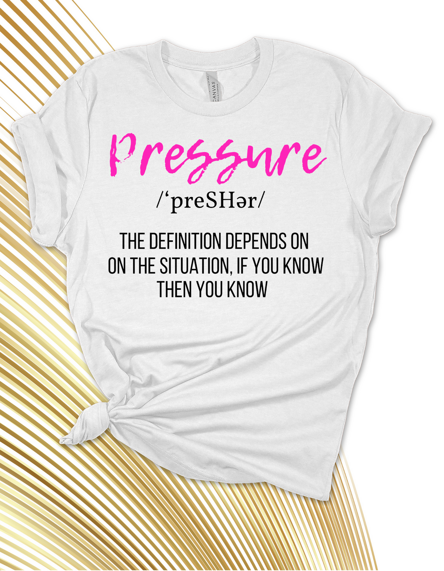 Pressure ' The Definition Depends On The Situation If You Know You Know